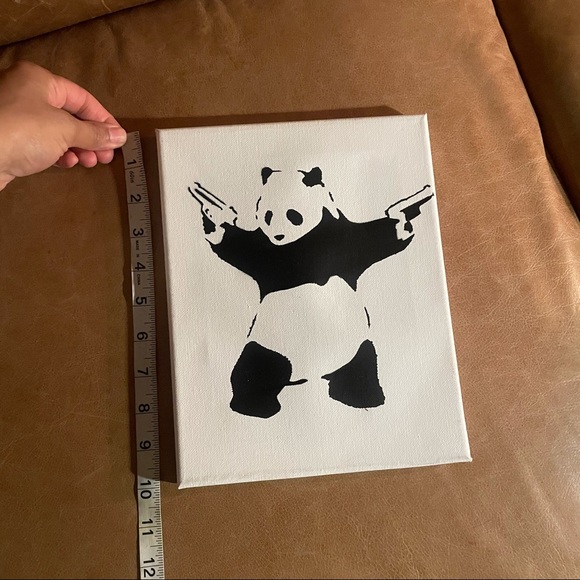 Banksy replica panda 🐼 painting - Picture 5 of 5